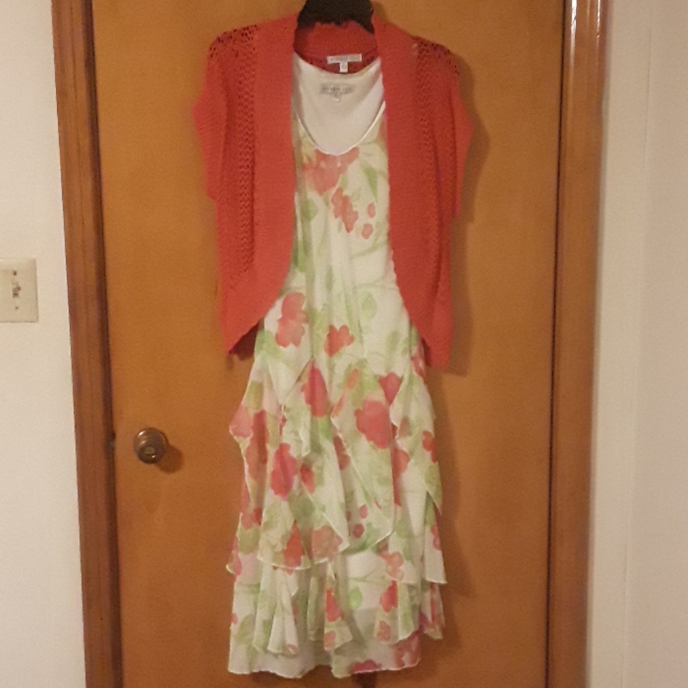 Spring dress with sweater